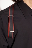 Alexander McQueen shoulder brace detail shirt