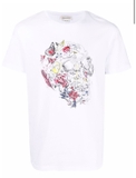 Alexander McQueen Doodle Skull-print T-shirt - White