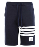 Thom Browne Engineered 4-Bar jersey track shorts