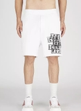 Dsquared2 logo-print track white shorts