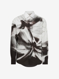 Alexander McQueen Dragonfly Shadow-print cotton shirt