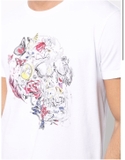 Alexander McQueen Doodle Skull-print T-shirt - White