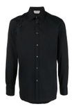 ALEXANDER MCQUEEN Embossed Harness Shirt Black