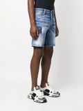 Dsquared2 distressed denim shorts