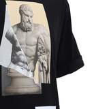 NEIL BARRETT MENS X HERMITAGE HERCULES T-SHIRT BLACK