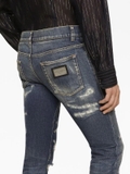 Dolce & Gabbana ripped-detailing skinny jeans