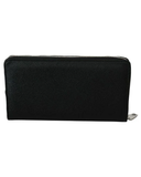 DOLCE & GABBANA Men's Black Dauphine Leather Continental Clutch Wallet
