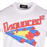 Dsquared T-Shirt White Printed