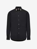Alexander McQueen Dragonfly Embroidery Shirt in Black