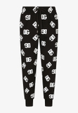 DOLCE & GABBANA LOGO-PRINTED TRACK PANTS