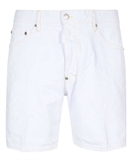 DSQUARED2 Garment Dyed Marine Shorts In White