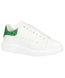 Giày Alexander McQueen Wmns Oversized Sneaker 'White Chrome Green'