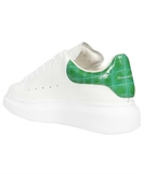 Giày Alexander McQueen Wmns Oversized Sneaker 'White Chrome Green'