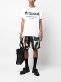 Alexander McQueen Watercolour Graffiti print T-shirt