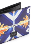 DOLCE & GABBANA  Majolica print bifold wallet