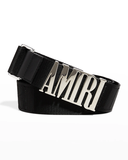 Amiri Men's Logo Webbing Skater Belt