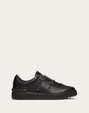 VALENTINO ROCKSTUD UNTITLED NOIR CALFSKIN LEATHER SNEAKER