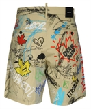 SHORT DSQUARED PRINT MIX COLOR