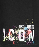 SHORT DSQUARED ICONS LOGO - BLACK