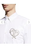 Men's Crystal-Embellished Logo Sport Shirt