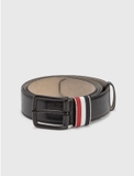 THOM BROWNE RWB Loop Belt Black Grain