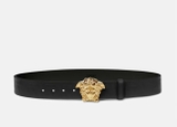 LA MEDUSA GRECA LEATHER BELT