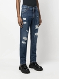 Dolce & Gabbana distressed-effect straight-leg jeans