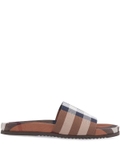 Burberry check-print slides