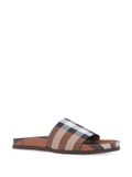 Burberry check-print slides