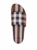 Burberry check-print slides