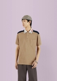 Gucci cotton jersey begie polo shirt