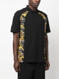 Versace Jeans Couture Barocco-print short-sleeve polo shirt