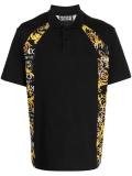 Versace Jeans Couture Barocco-print short-sleeve polo shirt