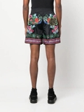 Versace Jeans Couture floral-print drawstring shorts