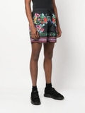 Versace Jeans Couture floral-print drawstring shorts