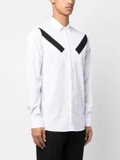 Neil Barrett stripe-detail long-sleeve shirt