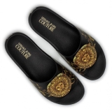 Versace Jeans Couture logo-print slides