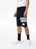 Thom Browne Engineered 4-Bar jersey track shorts