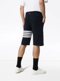 Thom Browne Engineered 4-Bar jersey track shorts