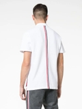 Thom Browne back-stripe polo shirt - White