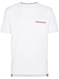 Thom Browne Rwb pocket trim cotton T-shirt