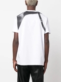 Alexander McQueen harness-print cotton T-shirt