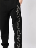 Neil Barrett embroidered-bolts track pants