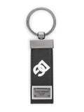 Dolce & Gabbana logo-print leather keychain