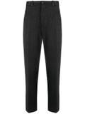 Dolce & Gabbana herringbone-pattern tapered trousers