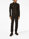 Dolce & Gabbana ripped-detailing slim-fit jeans