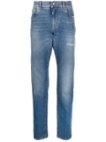 Dolce & Gabbana stonewashed slim-fit jeans