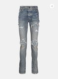 AMIRI Clay Indigo Paint Splatter MX1 Jeans