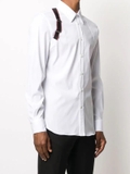 Alexander McQueen single brace detail shirt