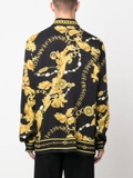 Versace Jeans Couture baroque-pattern long-sleeve shirt